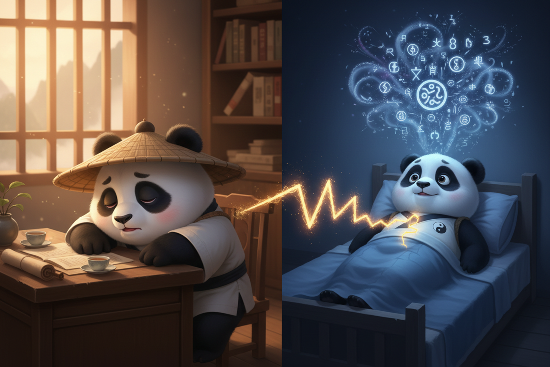 Can't Open Your Eyes by Day, Can't Quiet Your Mind at Night? TCM Explains Why — and How the Taiji Way of Sleep Can Finally Break the Cycle