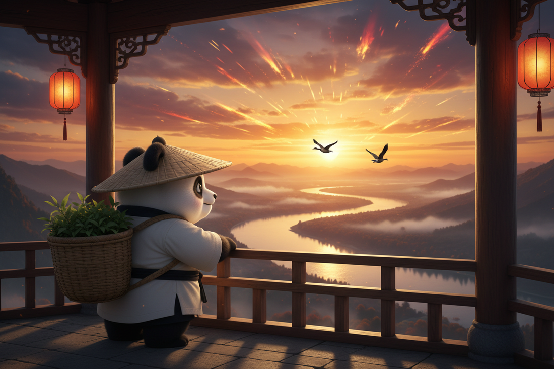 Wang Bo at the Pavilion of Prince Teng: The Sacred Hour Between Day and Night