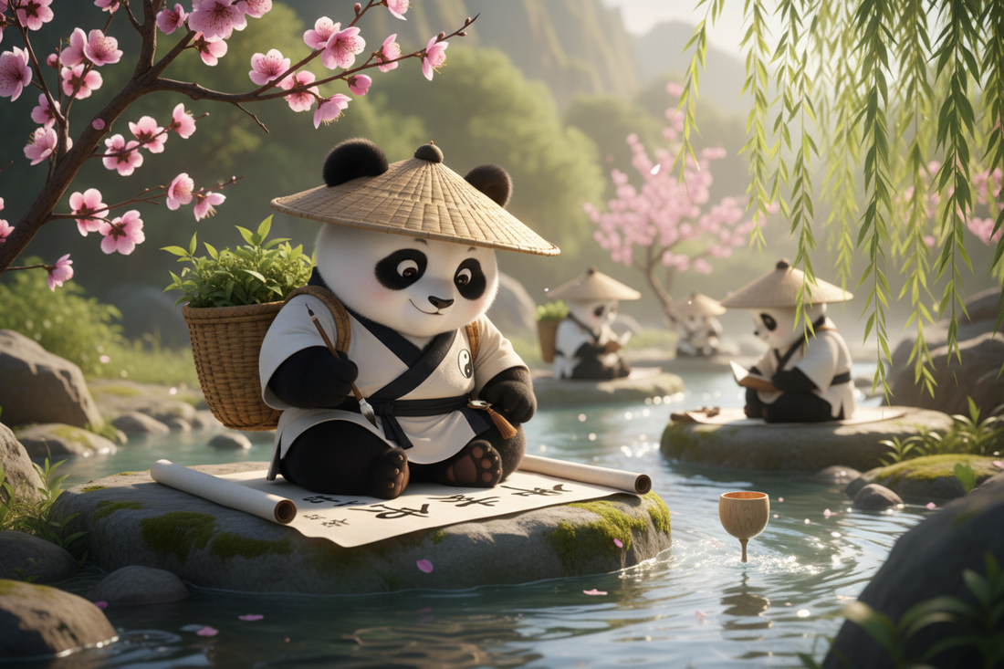 The Orchid Pavilion — Wang Xizhi, the Flowing Cup, and the Sleep That Follows a Perfect Day