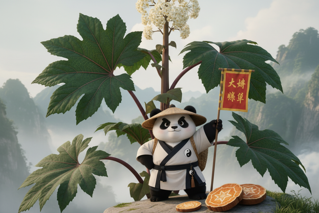 Dahuang (Rheum palmatum): The General of Chinese Medicine — Purging Accumulation, Clearing Fire, Cooling Blood, and Restoring the Sleep That Toxic Heat Disrupts