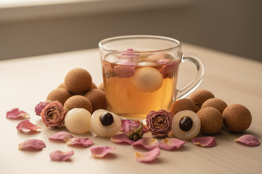 Longan and Rose Tea: Building Blood, Lifting Mood, and Sleeping Deeply