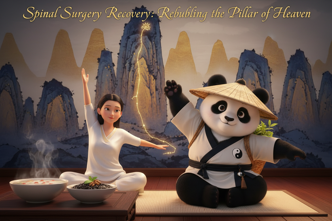 Spinal Surgery Recovery: Rebuilding the Pillar of Heaven — Du Mai, Kidney Jing, and Deep Sleep