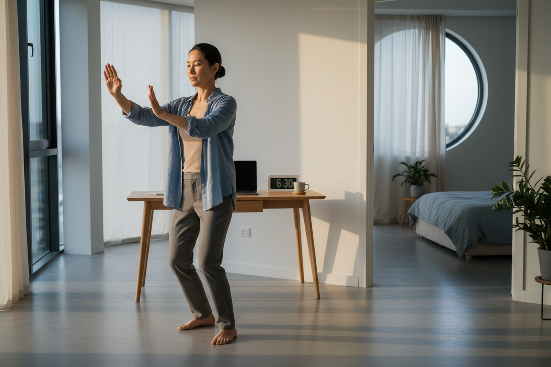 Taiji for the Busy Professional: A 15-Minute Daily Practice for Better Sleep