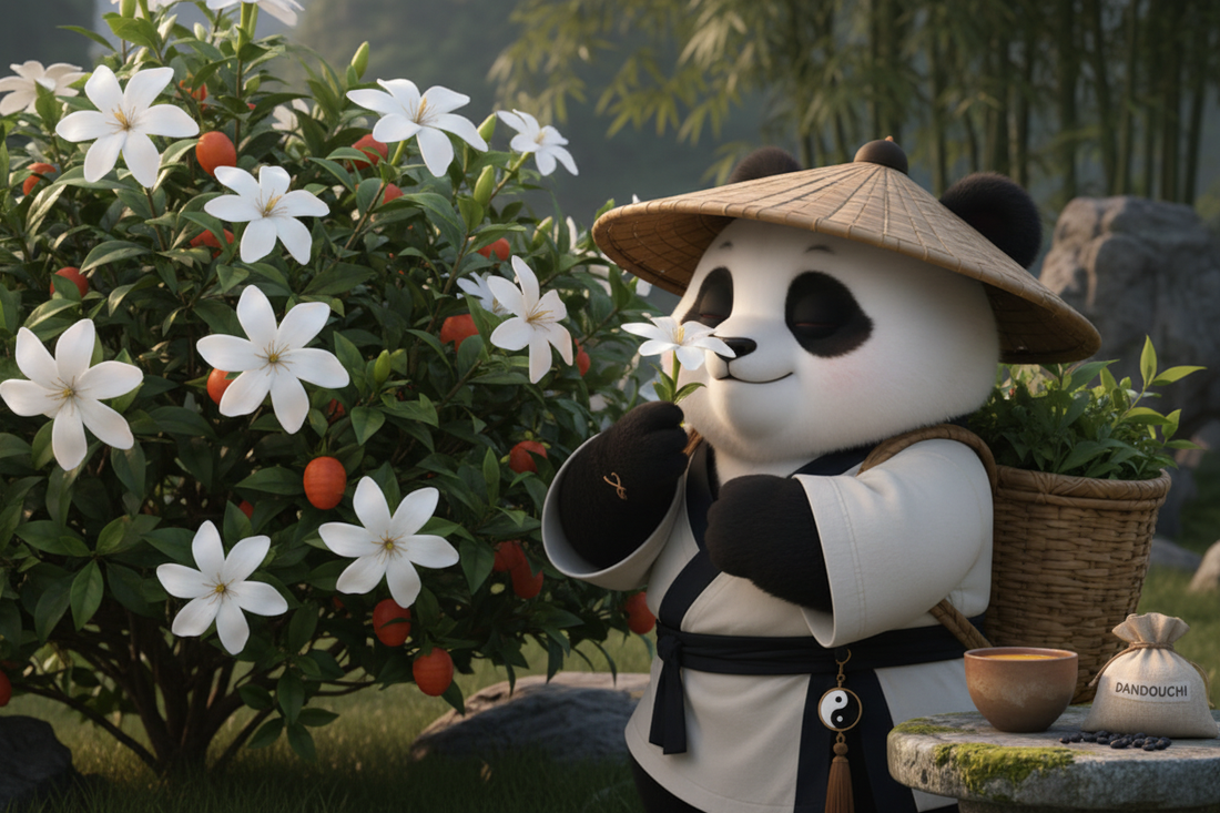 Zhizi (Gardenia jasminoides): Zhang Zhongjing's Two-Herb Insomnia Formula, Liver Fire Cooling, and the Deep Sleep That Heat-Irritability Steals