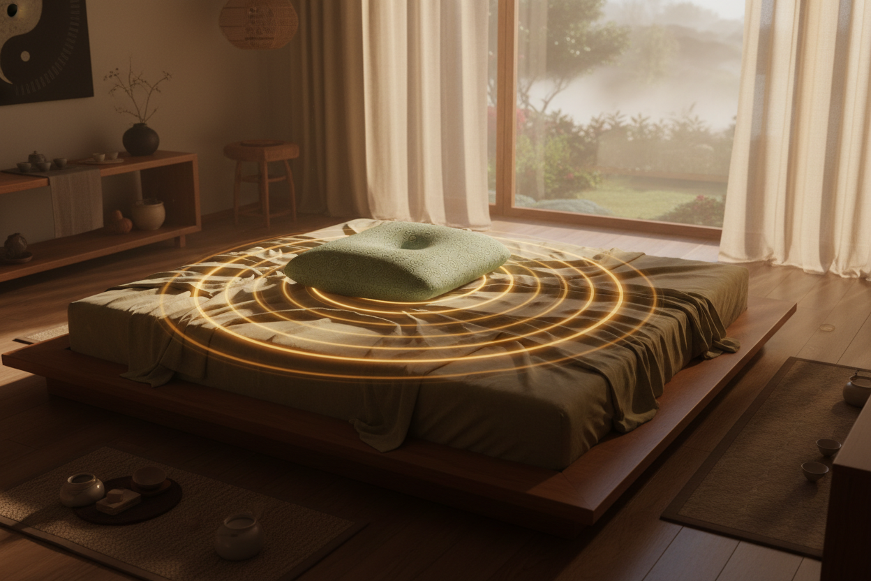 Taiji Adaptive Pillow — Dawn Energy Scene
