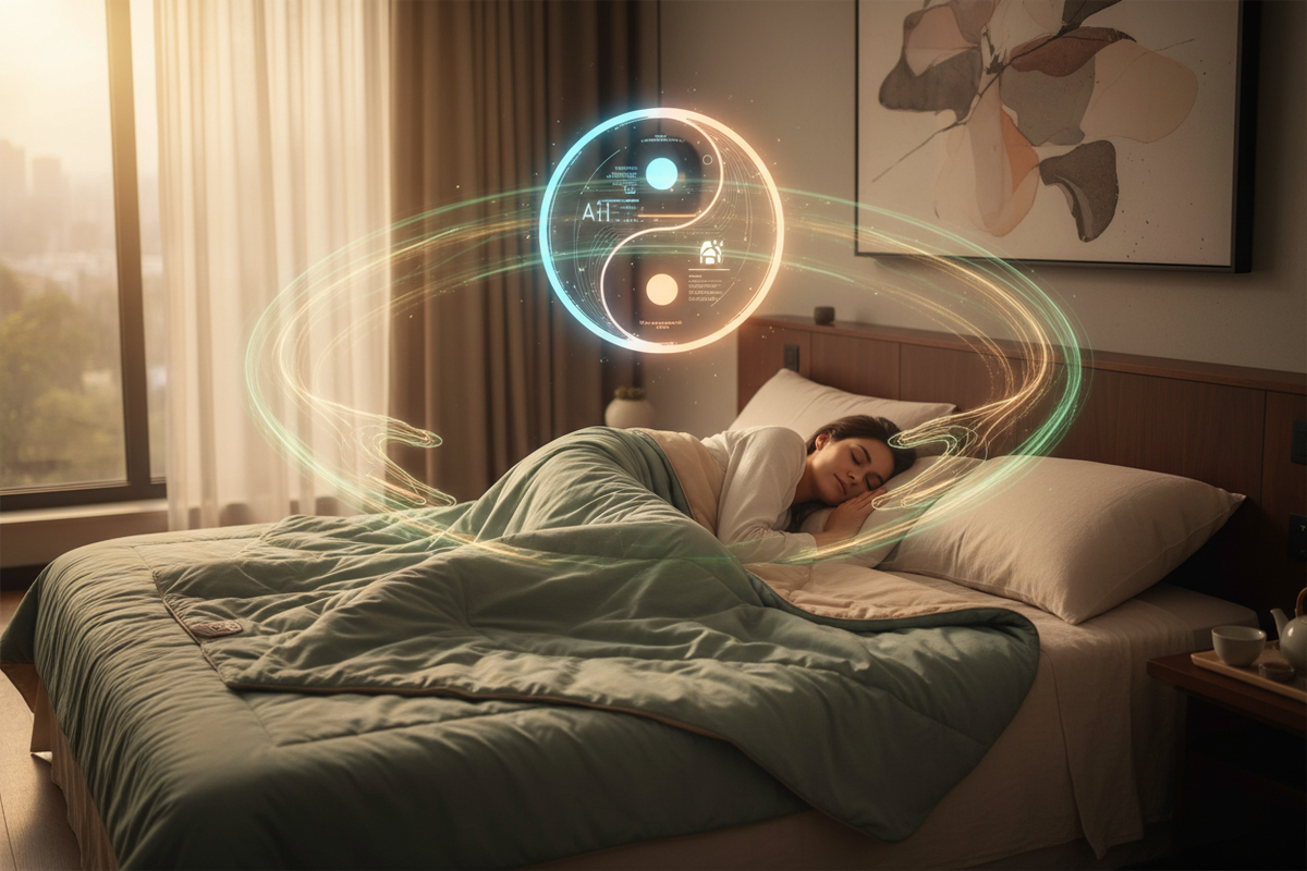 Taiji Gravity Blanket Pro — Lifestyle Scene