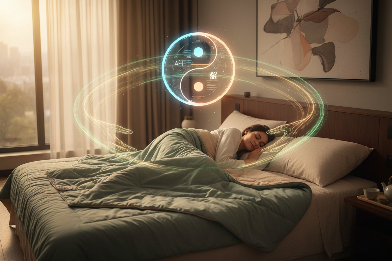 Taiji Gravity Blanket Pro — Lifestyle Scene